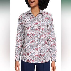 Lands' End Women's Pinwale Cord Long Sleeve Shirt